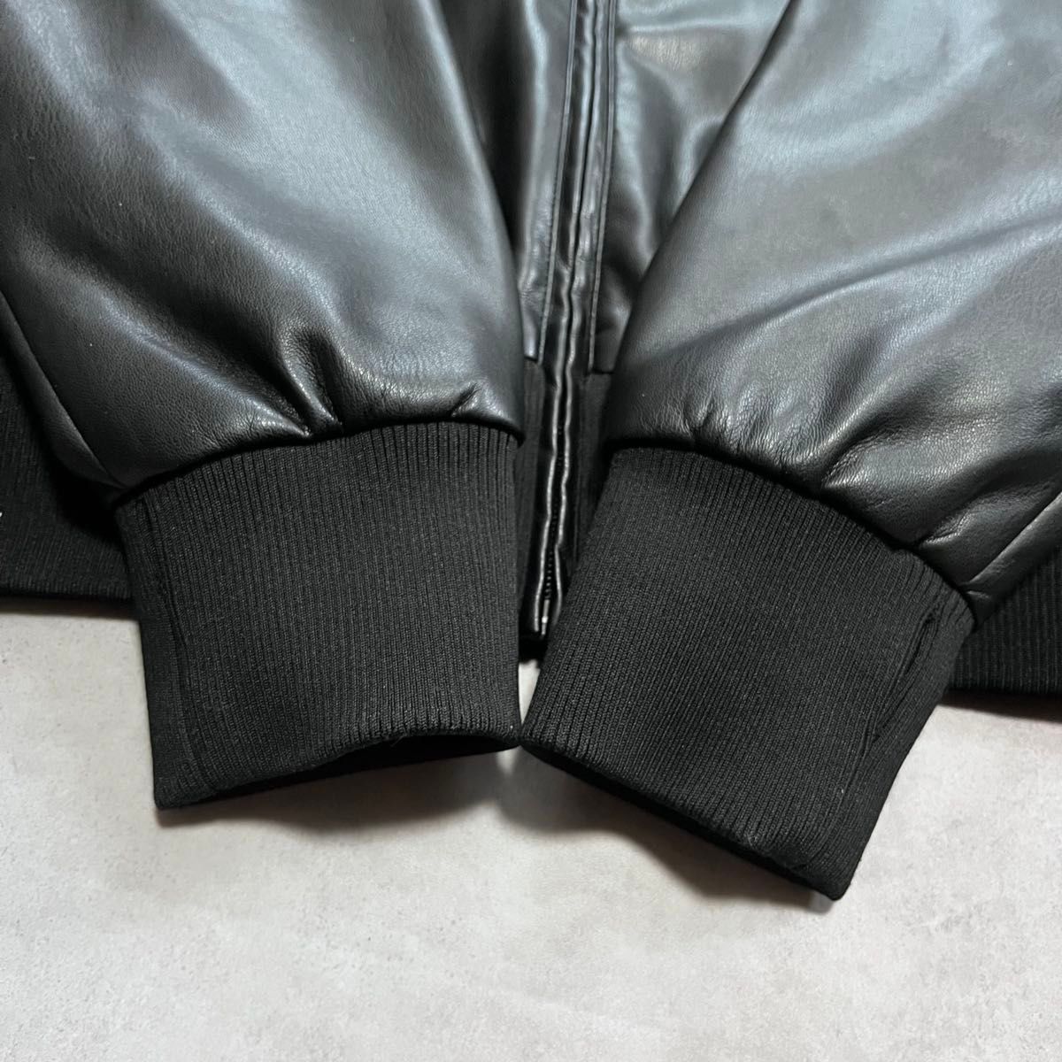 窪塚洋介さん着用 希少M】 adidasフェイクレザートラックジャケット