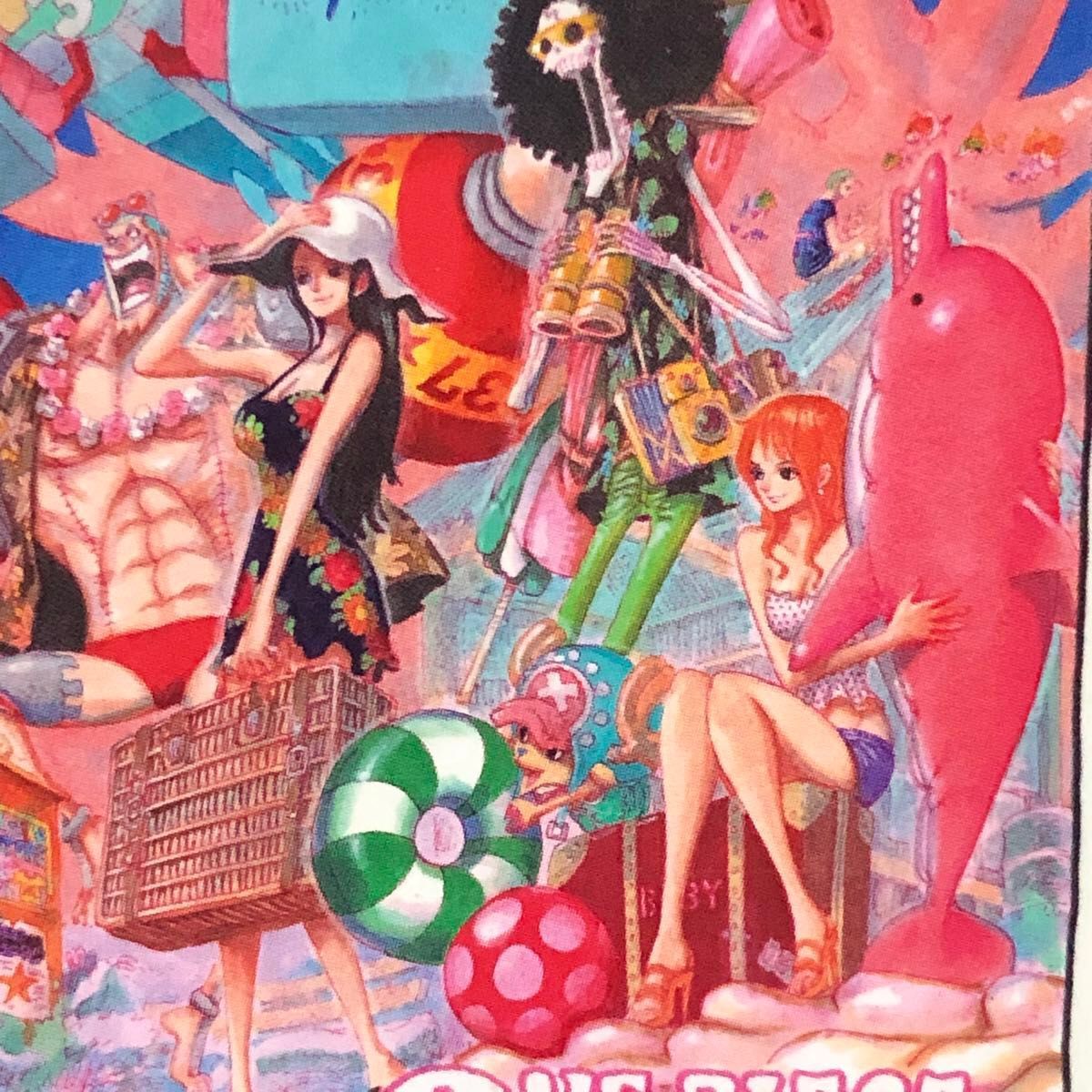 非売品 ワンピース ナミ ロビン 扉絵 イラスト マグネット 劇場版 ONE