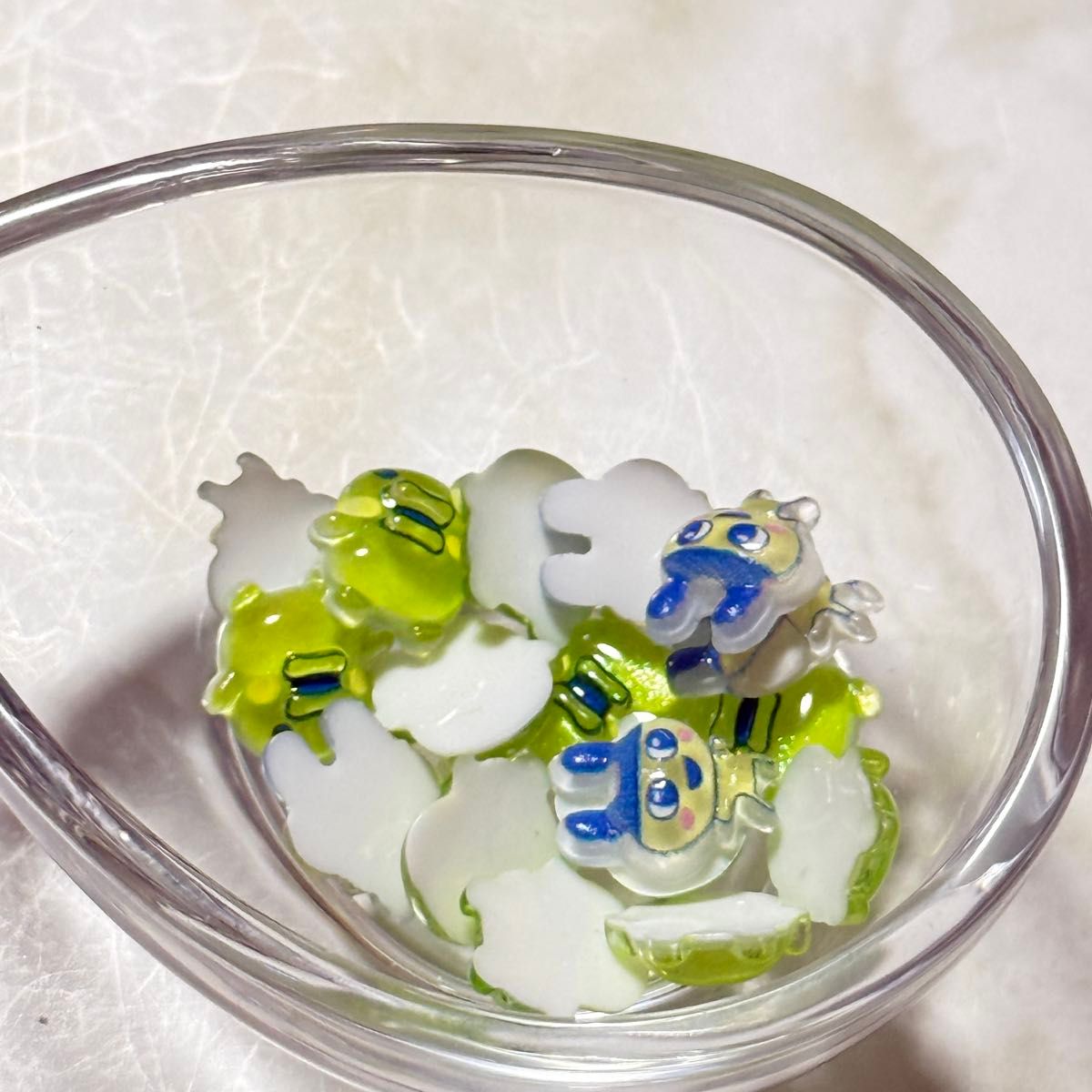 たまごっち クリア くちぱっち MIX ネイルパーツ 【スプーン1杯分