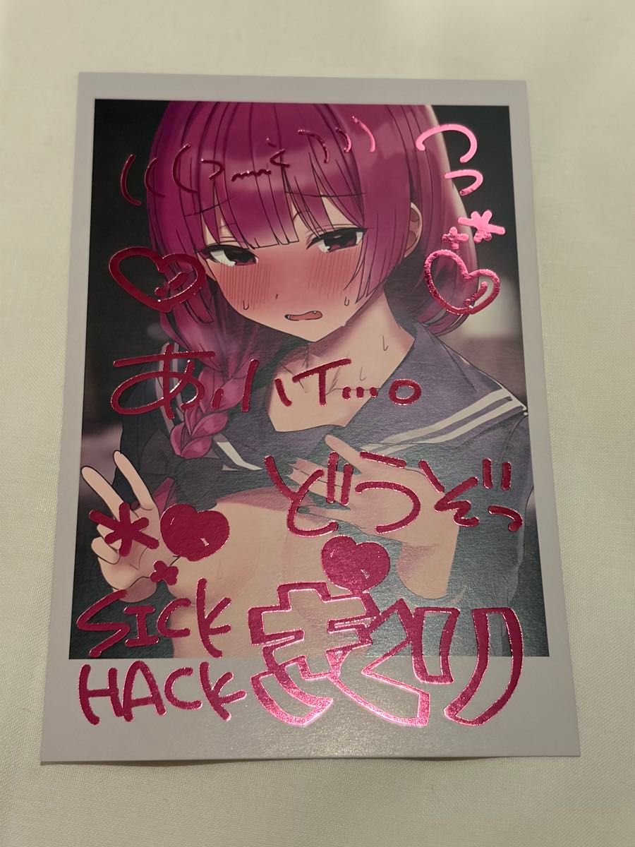 C107 ろうか ぼっちざろっく 廣井きくり チェキ風イラストカード 会場