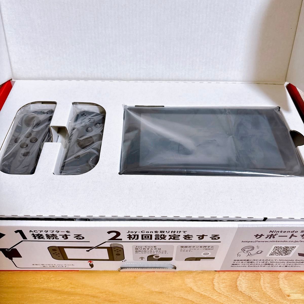 未使用に近い】 バッテリー強化型 Nintendo Switch 本体 グレー｜Yahoo