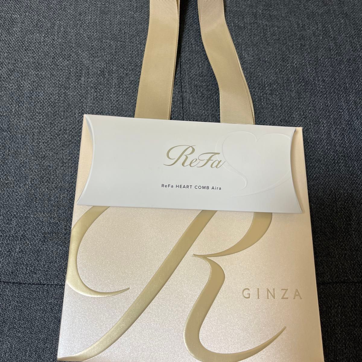 新品 ショッパー付き ReFa リファ ハートコーム アイラ シルキーブルー