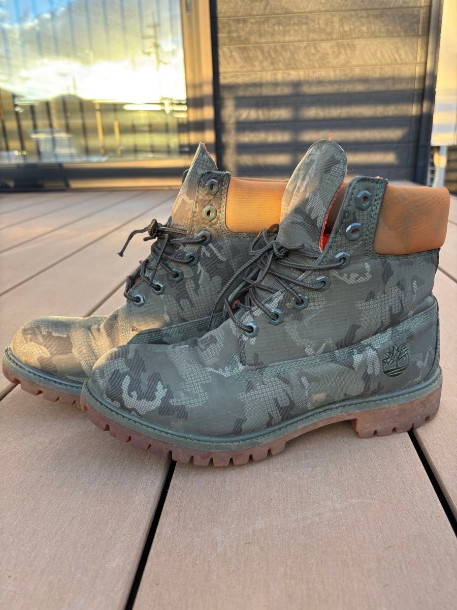 ティンバーランド 希少迷彩 26 0cm カモ Timberland ブーツ｜Yahoo
