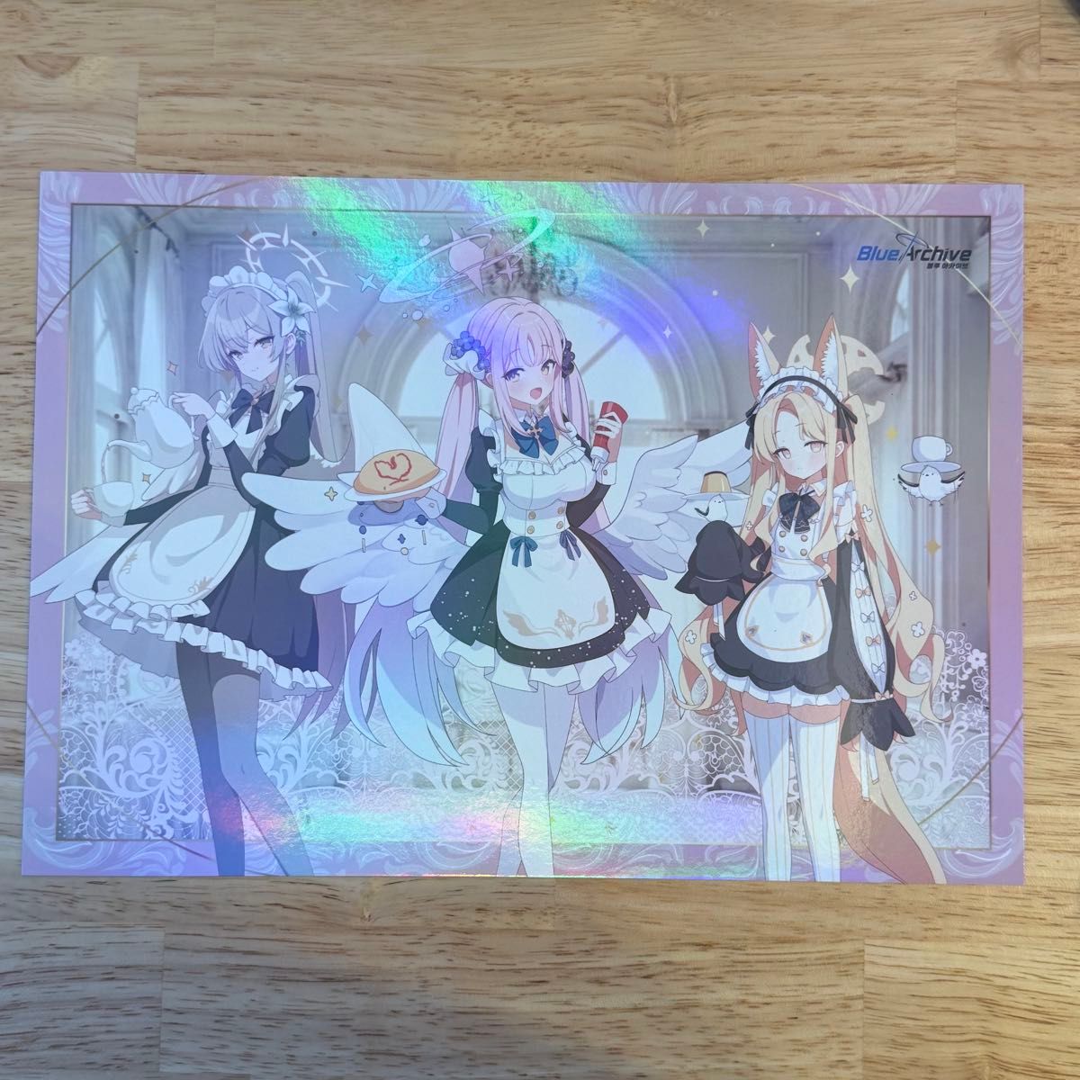 ブルーアーカイブ ティーパーティー A4両面ポスター 韓国 ANIPLUS