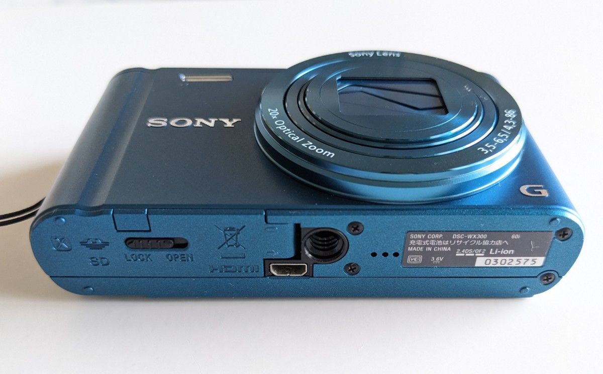 ジャンク品】SONY Cyber-shot DSC-WX300 コンパクトデジタルカメラ