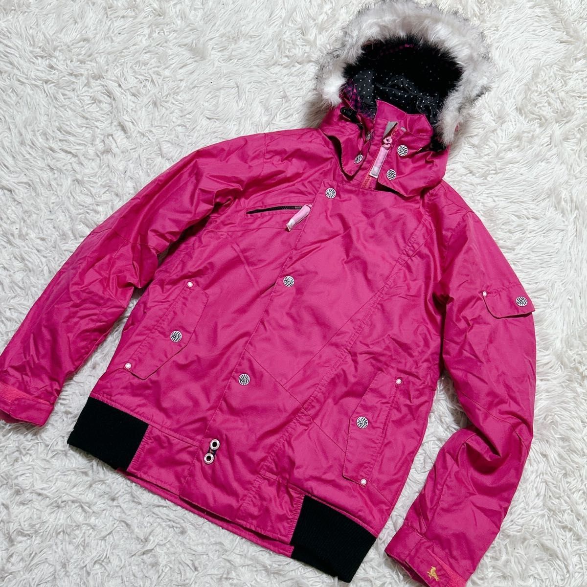 モダンアミューズメント スノーウェア スキー スノボ 雪遊び L ピンク