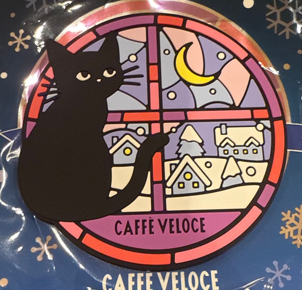 黒ねこラバーコースター カフェベローチェ 黒猫｜Yahoo!フリマ（旧