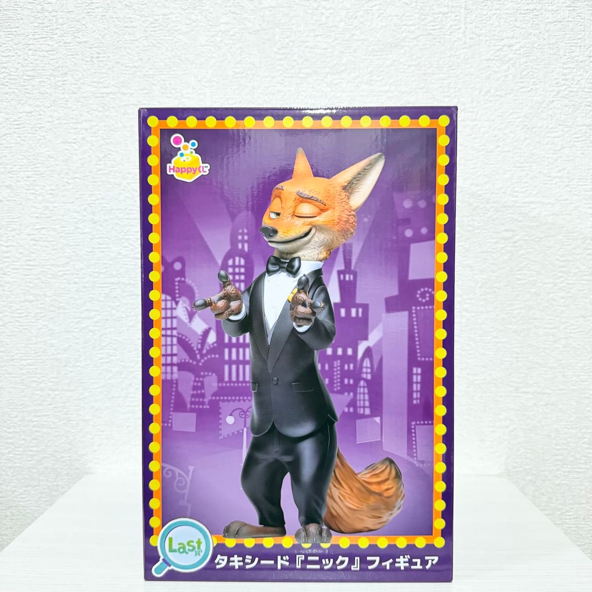 新品】 ズートピア2 Happyくじ Last賞 ニック タキシード フィギュア