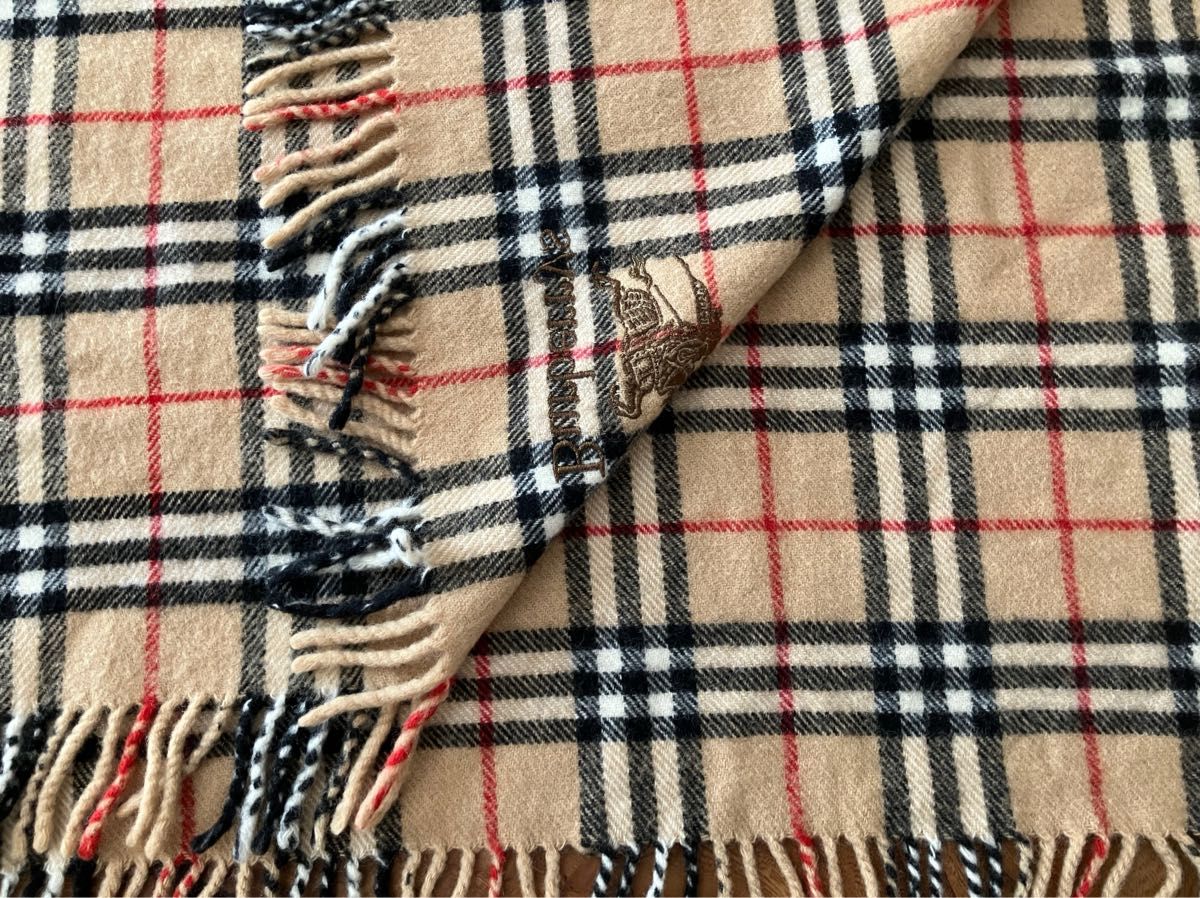 BURBERRY バーバリー ノバチェック ベージュ膝掛け ブランケット