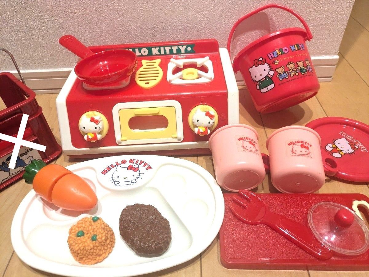 当時物 おままごと キティ おもちゃ 激レア 昭和レトロ サンリオ