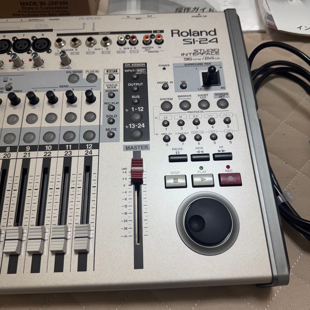 Roland SI-24 スタジオインターフェース 箱付 通電のみ確認済み｜Yahoo
