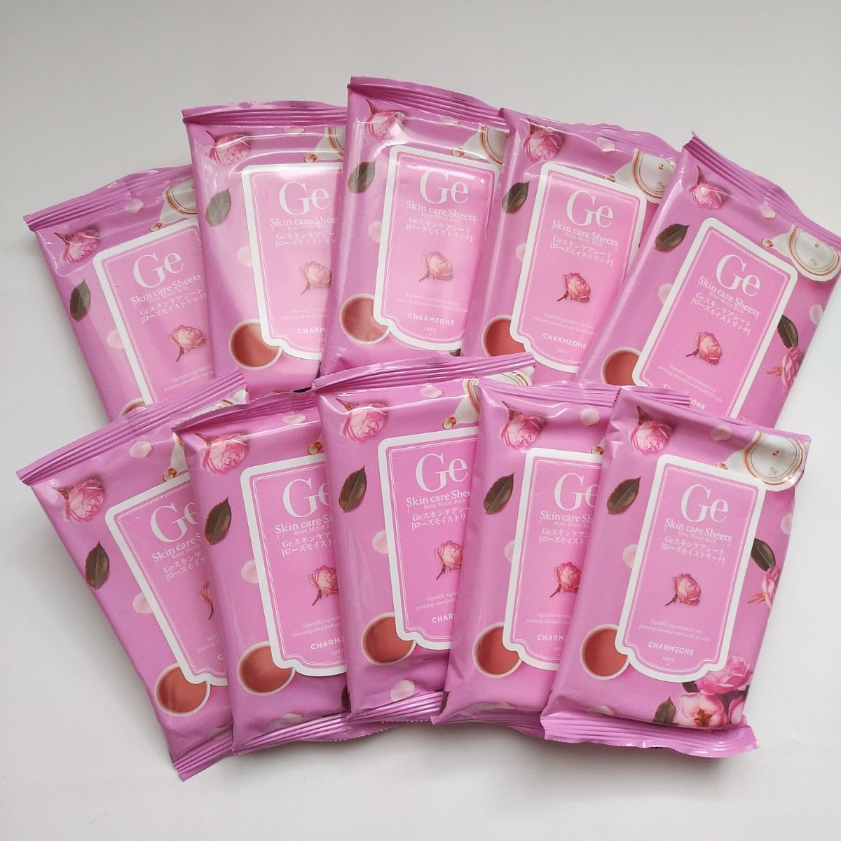 チャームゾーン Ge スキンケアシート100枚セット ローズ｜Yahoo!フリマ