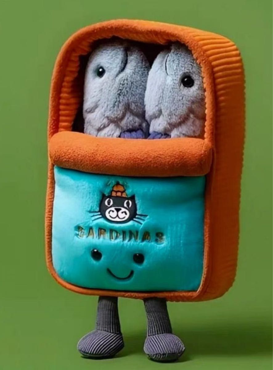 ジェリーキャット完売品/オイルサーディン缶 ぬいぐるみ｜Yahoo!フリマ