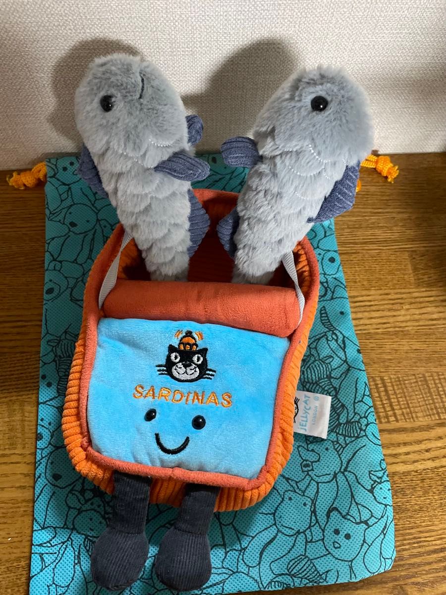 ジェリーキャット完売品/オイルサーディン缶 ぬいぐるみ｜Yahoo!フリマ