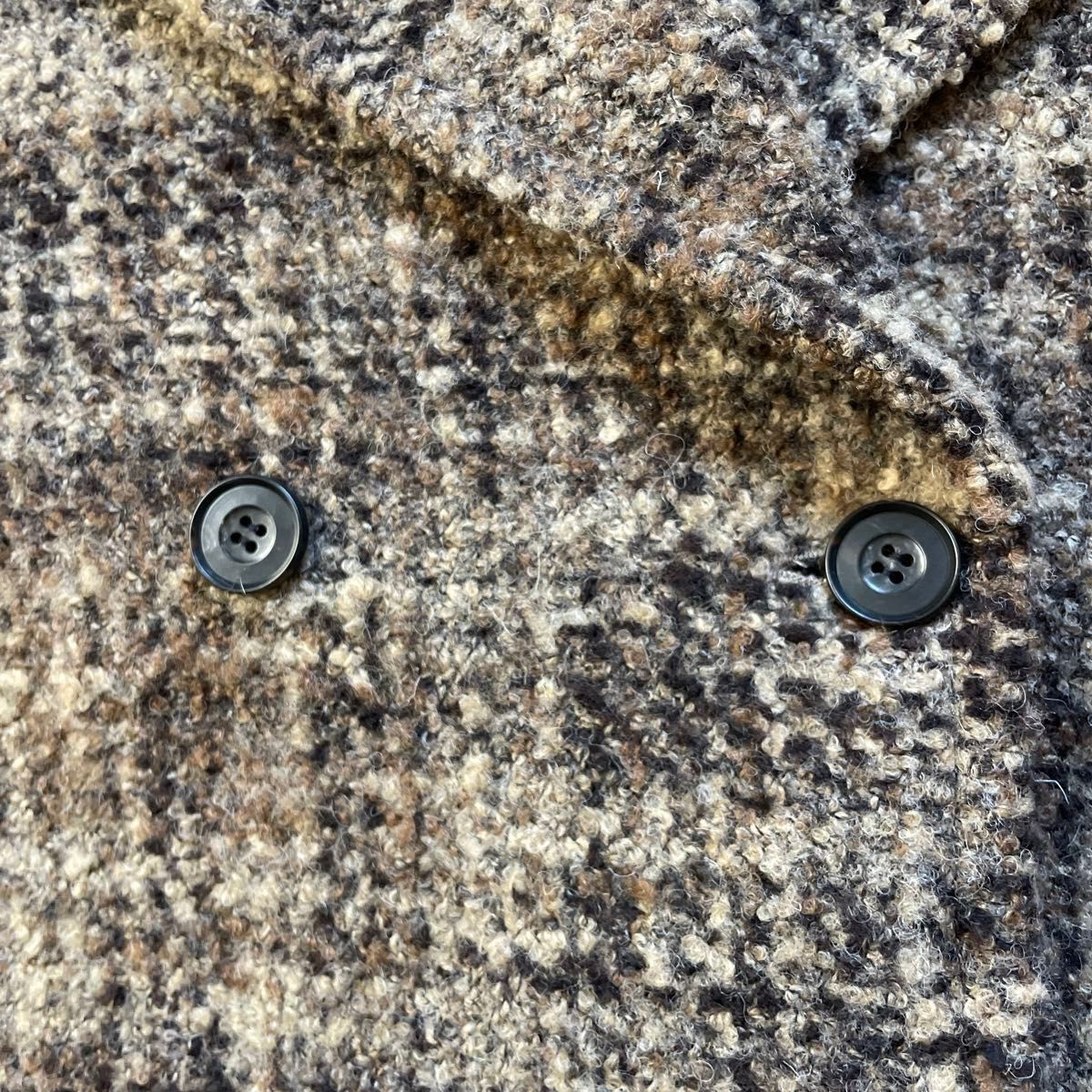 ジャーナルスタンダード BALLI ツイードビッグカラーミドルコート