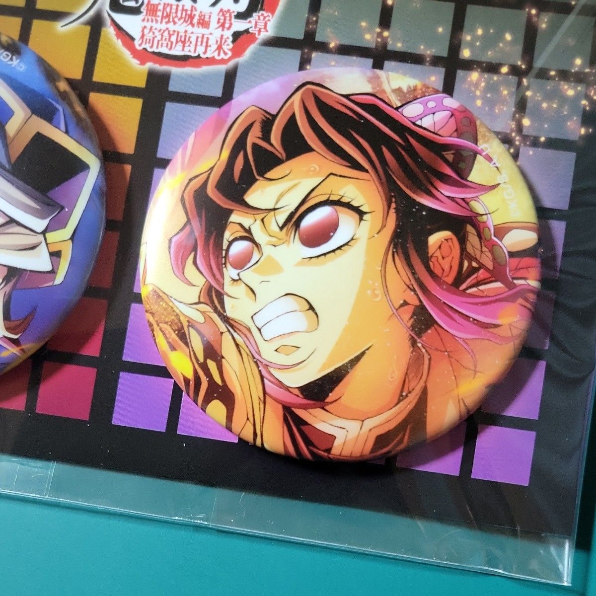 鬼滅の刃 無限城編 第一章 猗窩座再来 第4弾 キービジュアル 缶バッジ