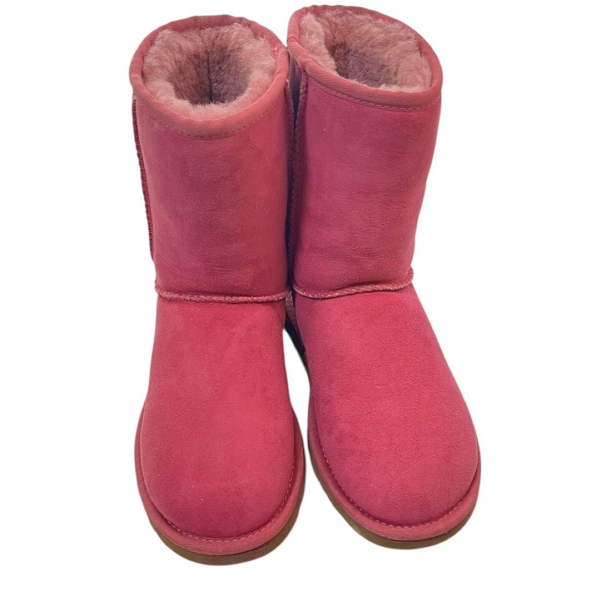 アグ UGG ピンク ムートンブーツ 22cm レディース キッズ｜Yahoo