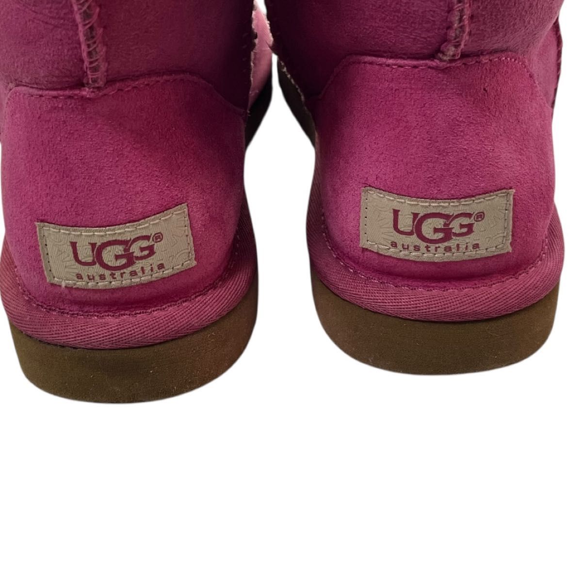 アグ UGG ピンク ムートンブーツ 22cm レディース キッズ｜Yahoo