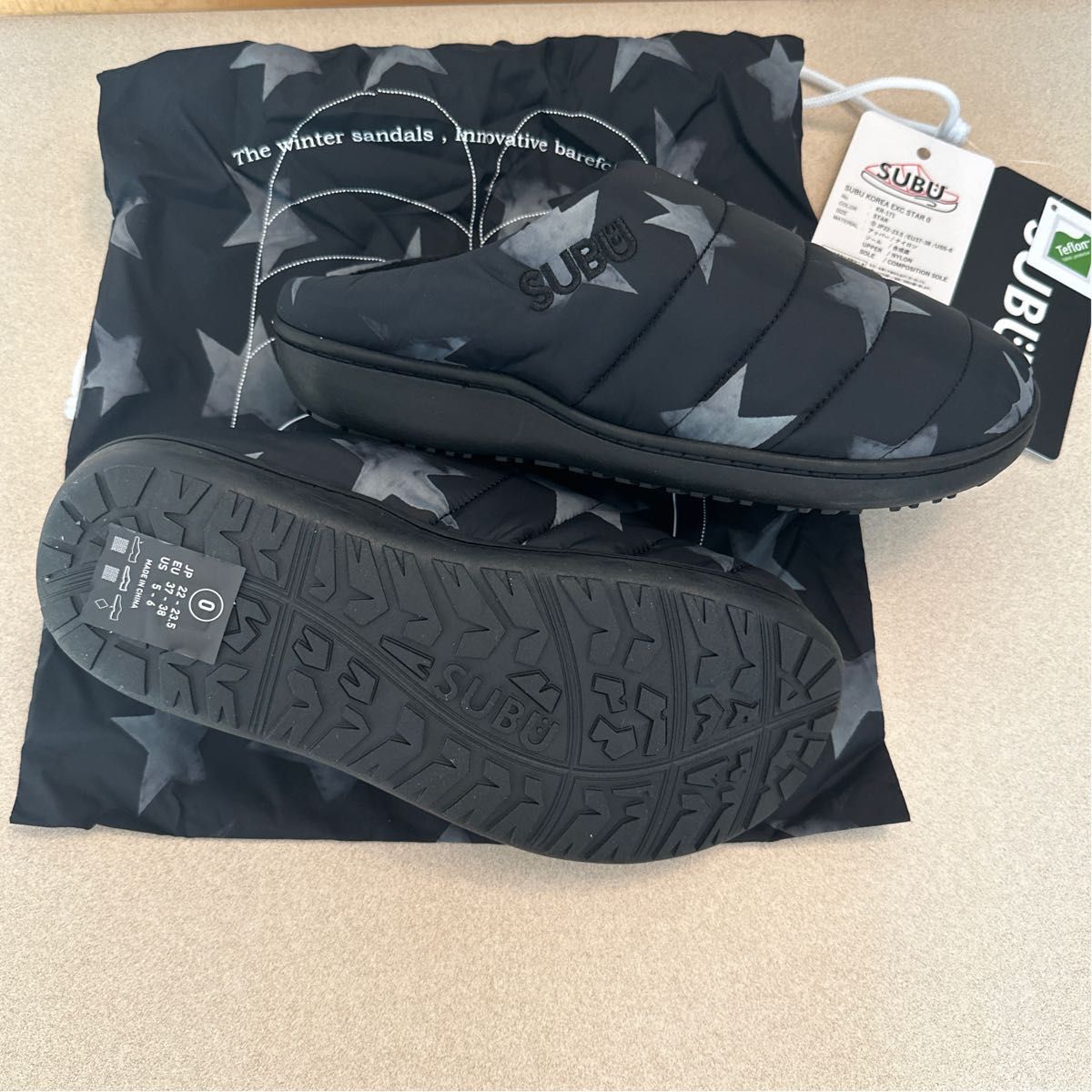 韓国限定 SUBU Sandal Star 冬用 サンダル22〜23 5 スリッパ｜Yahoo