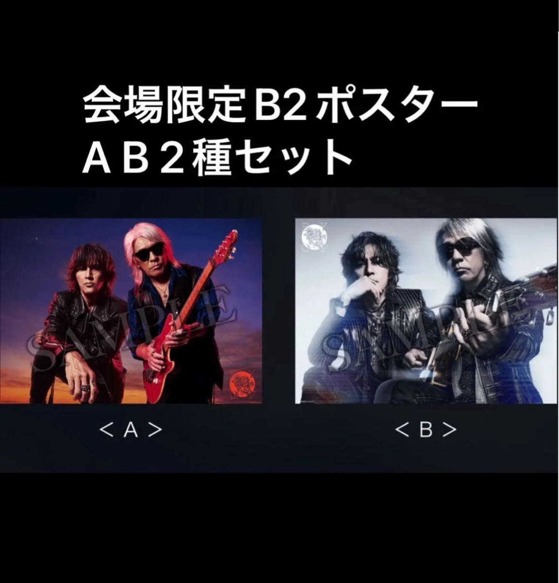 B'z FYOP 会場限定CD購入特典ポスター A B 2種セット 稲葉浩志 松本