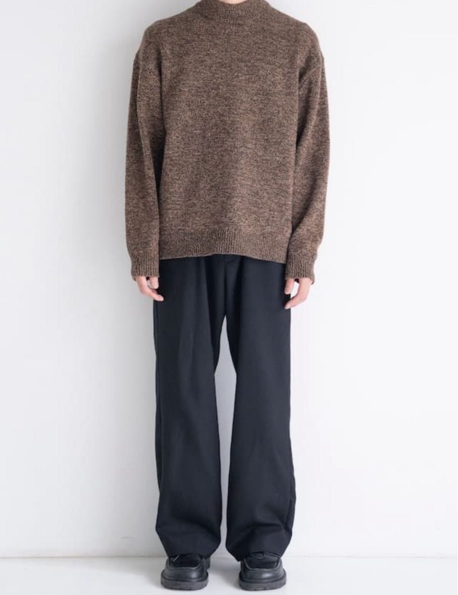 ATON BABY WOOL MOULINE MOCKNECK SWEATER｜Yahoo!フリマ（旧PayPay