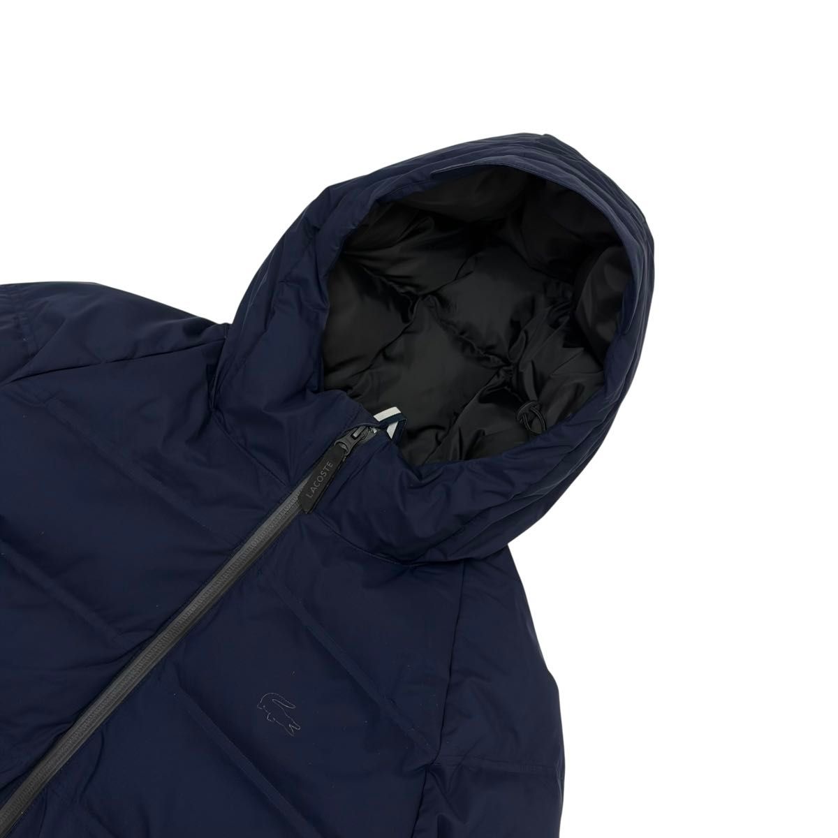 止水ジップ 同色ワニロゴ】LACOSTE ラコステ ショートダウン メンズ