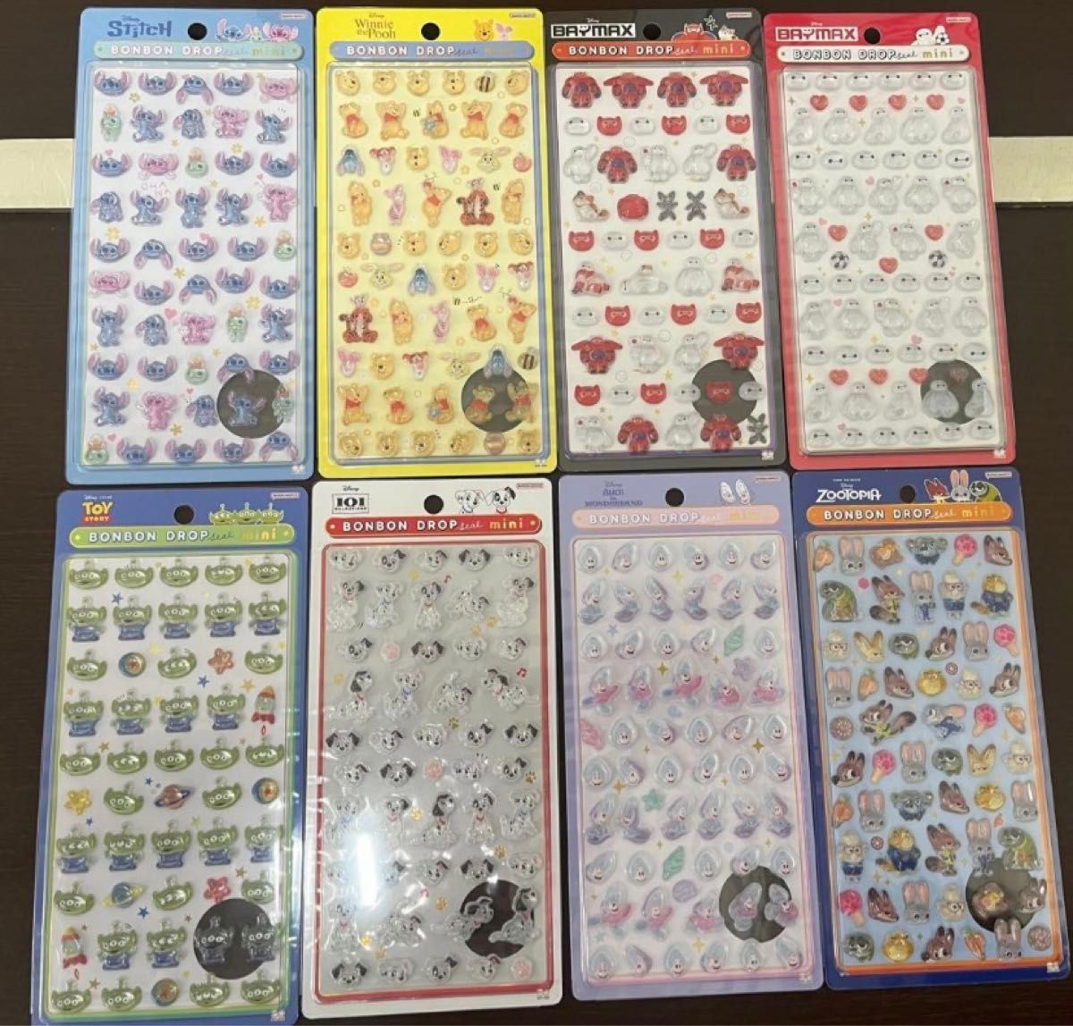 正規品】ボンボンドロップシール ミニ ディズニー8種 2｜Yahoo!フリマ