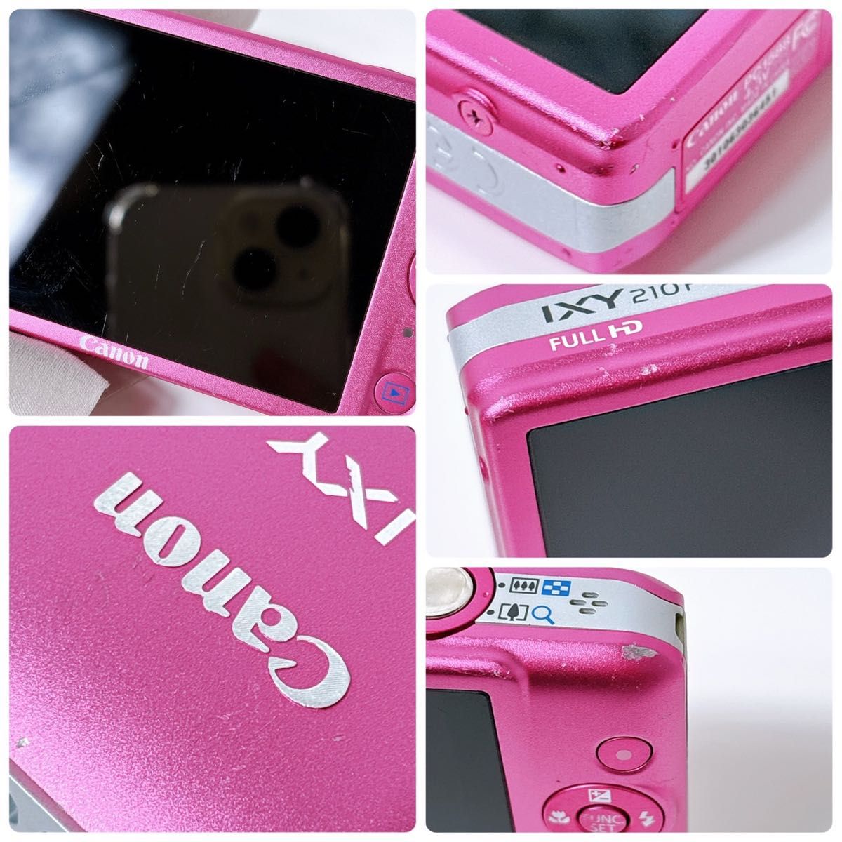 キヤノン Canon IXY 210F ピンク コンパクトデジタルカメラ｜Yahoo
