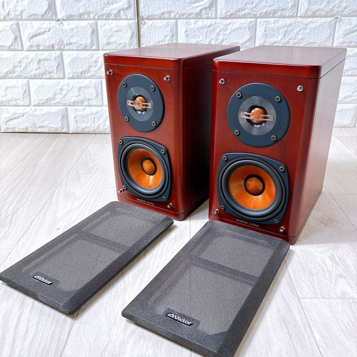 Victor ビクター SX-WD5 2ウェイバスレフ スピーカー ウッドコーン