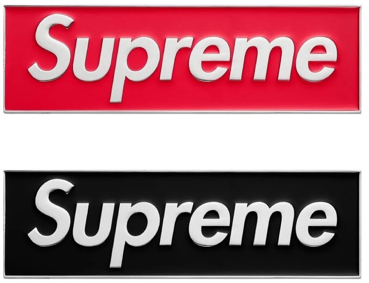 新品 Supreme Box Logo Car Emblem Red Black｜Yahoo!フリマ（旧PayPay