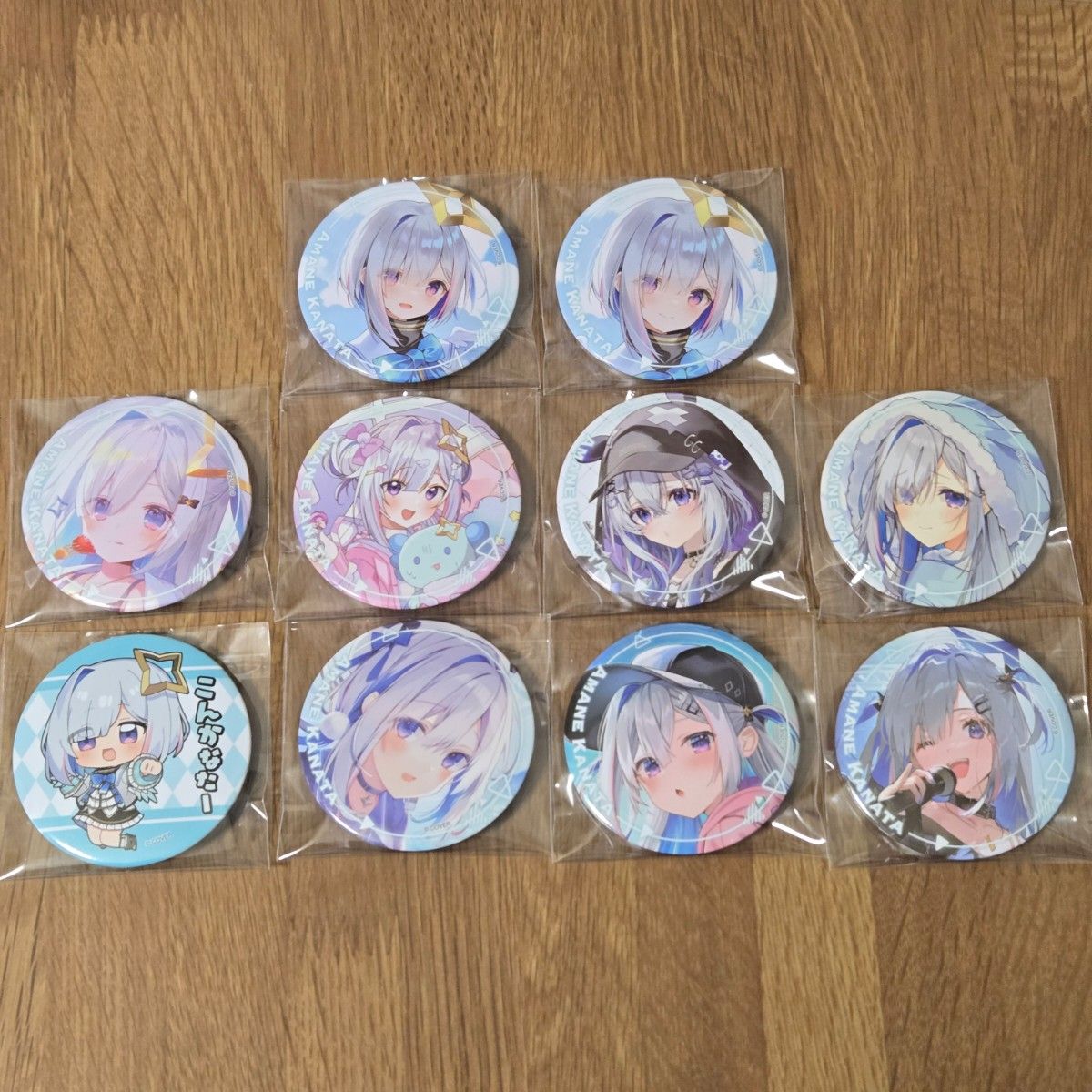 天音かなた ArtSelection オンリー缶バッジ 全10種 コンプリート