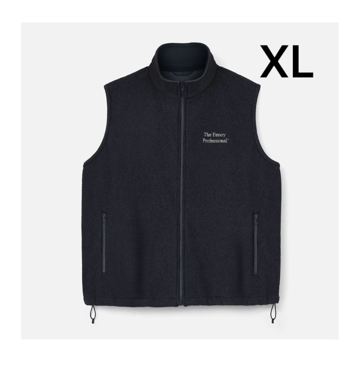 ennoy フリースベスト 2025モデル BLACK XL 新品 未試着 FLEECE