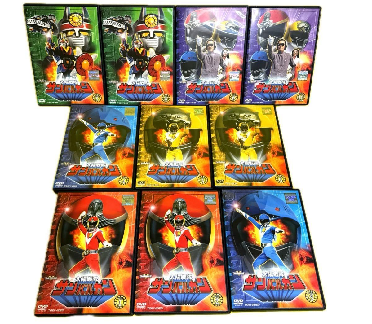 太陽戦隊サンバルカン DVD全10巻 秘密戦隊ゴレンジャー DVD全14巻