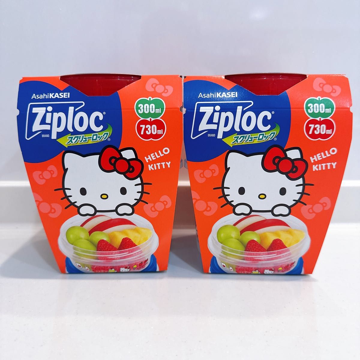 Hello Kitty Ziploc サンリオ 保存容器 300ml 6個セット サンリオ