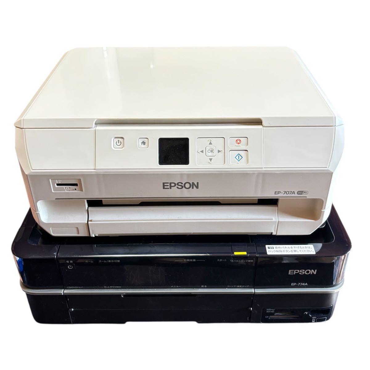 ジャンク EPSON エプソン インクジェットプリンター EP-707A EP-774A