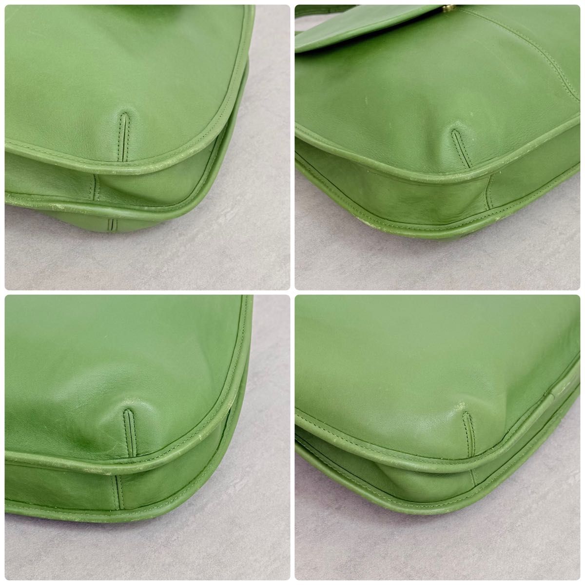 COACH オールドコーチ エルゴ ワンショルダーバッグ リーフグリーン