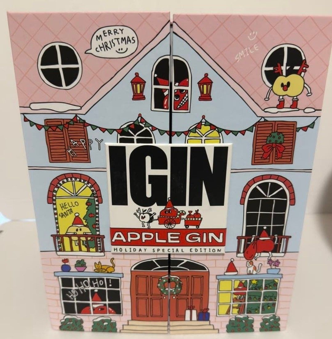 BTS JIN ジン IGIN 韓国限定 ホリデー ボックス クリスマス ピンク