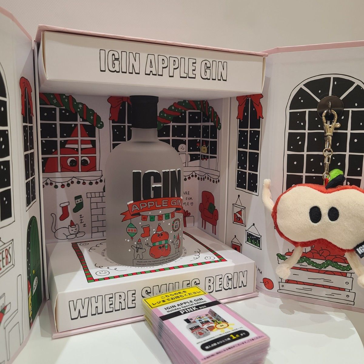 BTS JIN ジン IGIN 韓国限定 ホリデー ボックス クリスマス ピンク