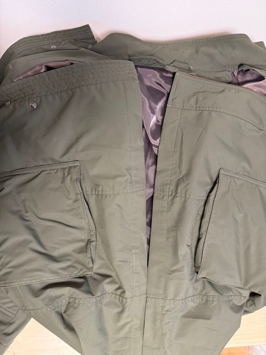 美品 ジェイプレス ロングモッズコート オリーブ 3way ライナー XL