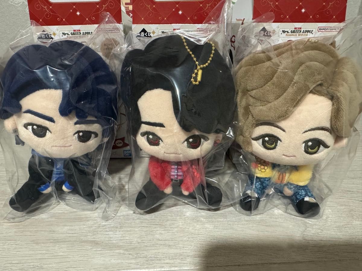 Mrs GREEN APPLE 一番くじ ぬいぐるみマスコットセット｜Yahoo!フリマ