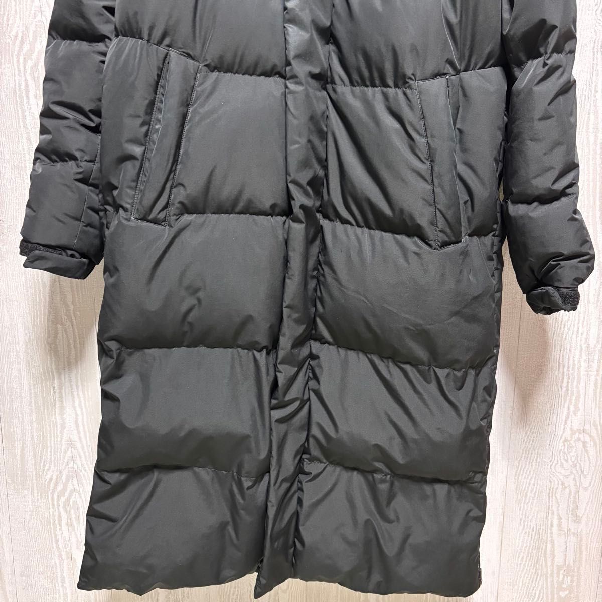 美品】ノースフェイス ロングダウンジャケット ダウンコート ベンチ