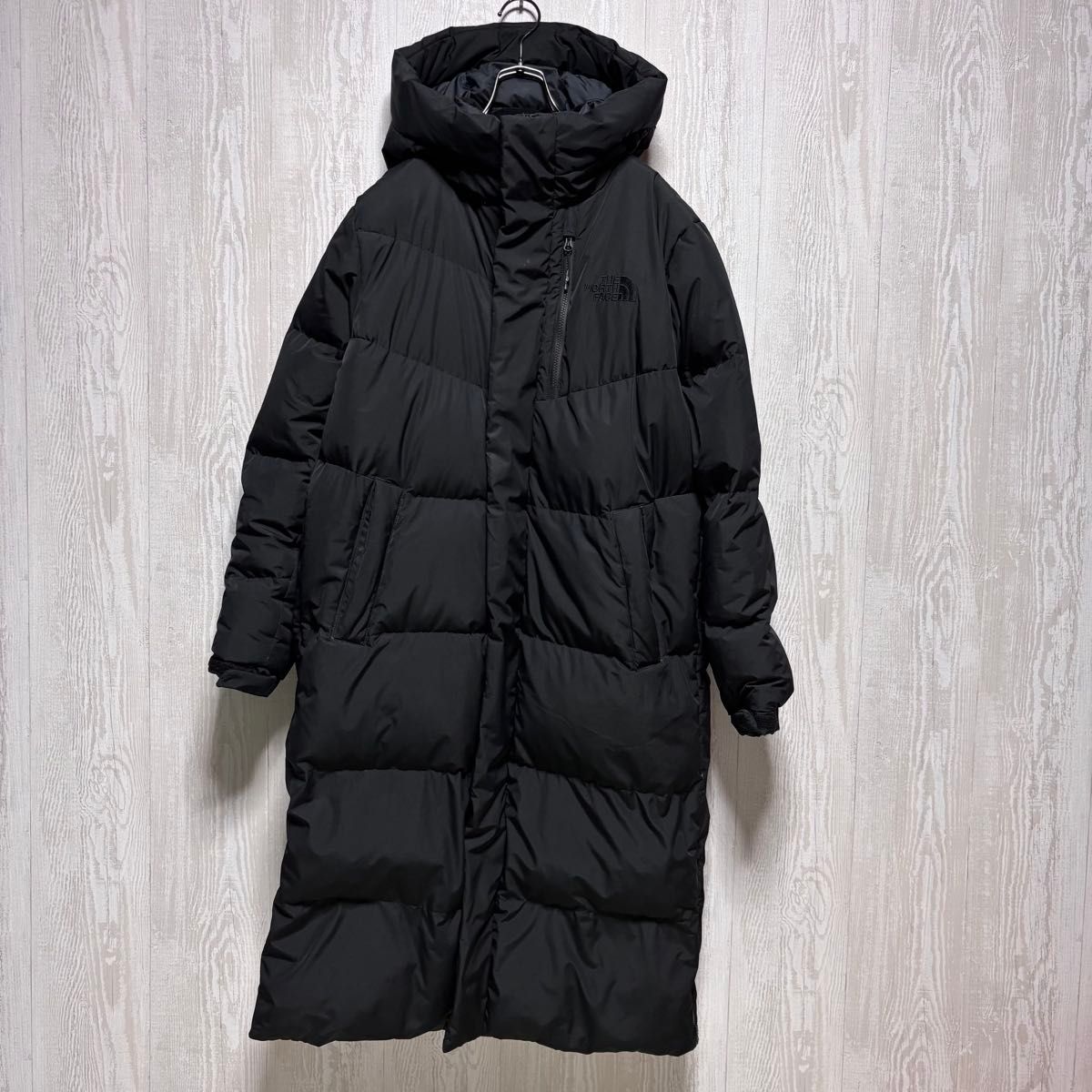 美品】ノースフェイス ロングダウンジャケット ダウンコート ベンチ