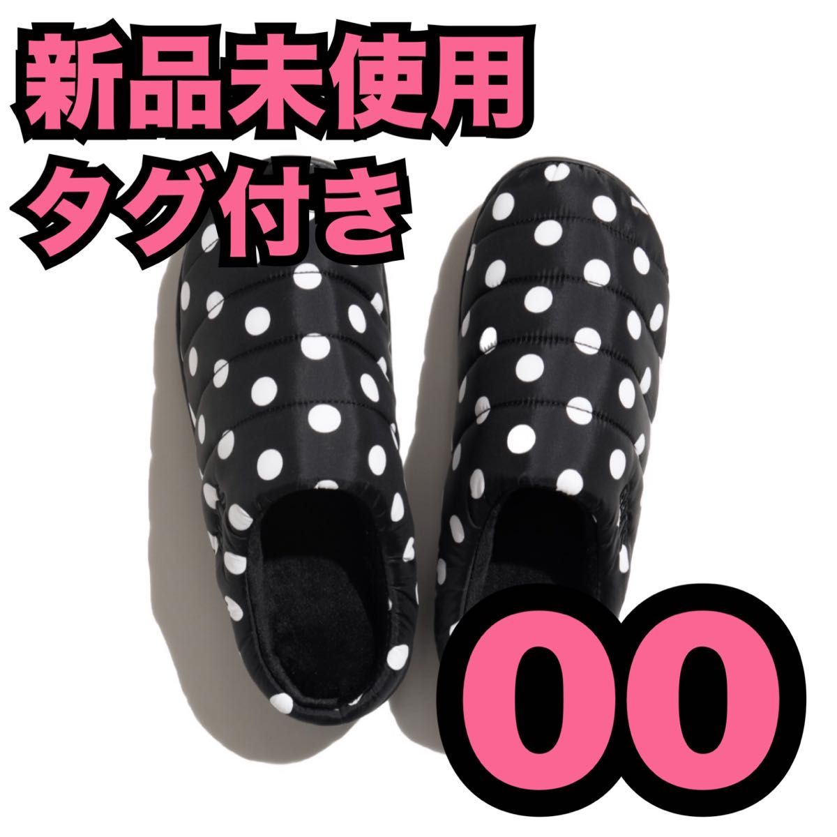 新品 未開封 SUBU ドット 水玉 00サイズ20-21 5サンダル スリッパ