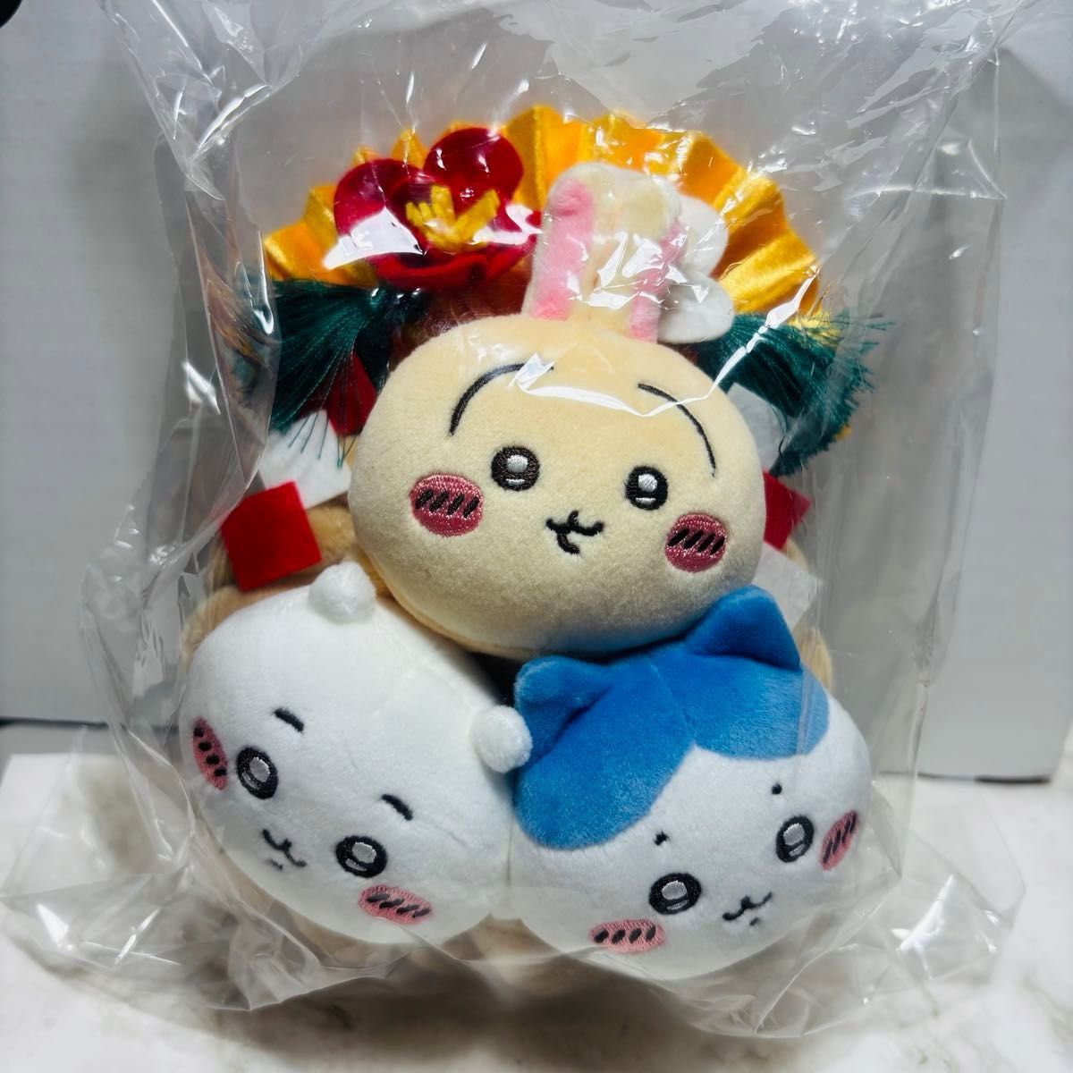 新品未使用】ちいかわ しめ縄なぬいぐるみ ハチワレ うさぎ お正月