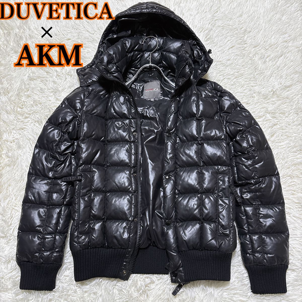 希少】AKM × DUVETICA シャイニーダウンジャケットLEON掲載 ブラック