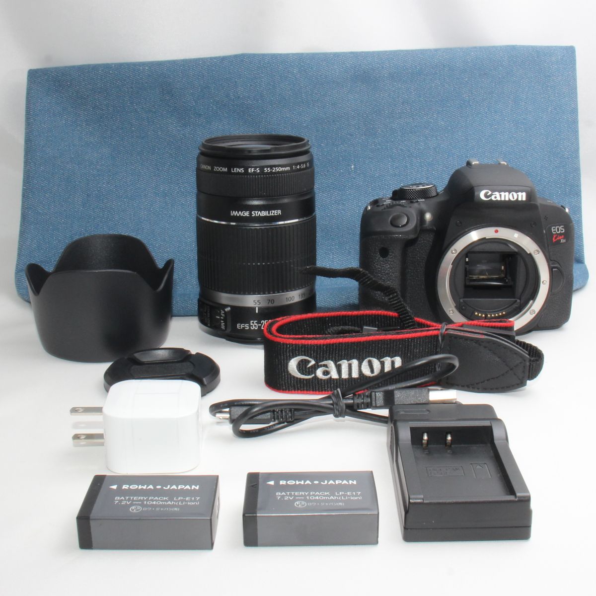 予備バッテリー付きCanon Kiss X9i 手振れ補正超望遠レンズ｜Yahoo