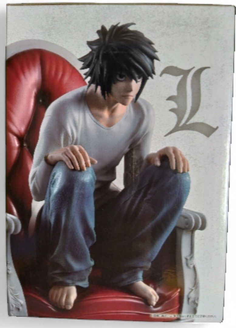 一番くじ デスノート B賞 Lフィギュア E賞 食器アソート 2点セット