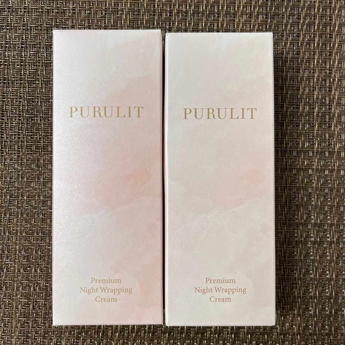 未開封】プルリット プレミアムナイトラッピングクリーム 35g 2個