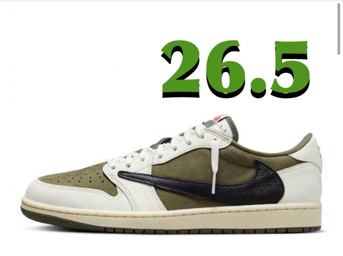 26 5正規品Travis Scott × Nike Air Jordan 1 Low OG SP 