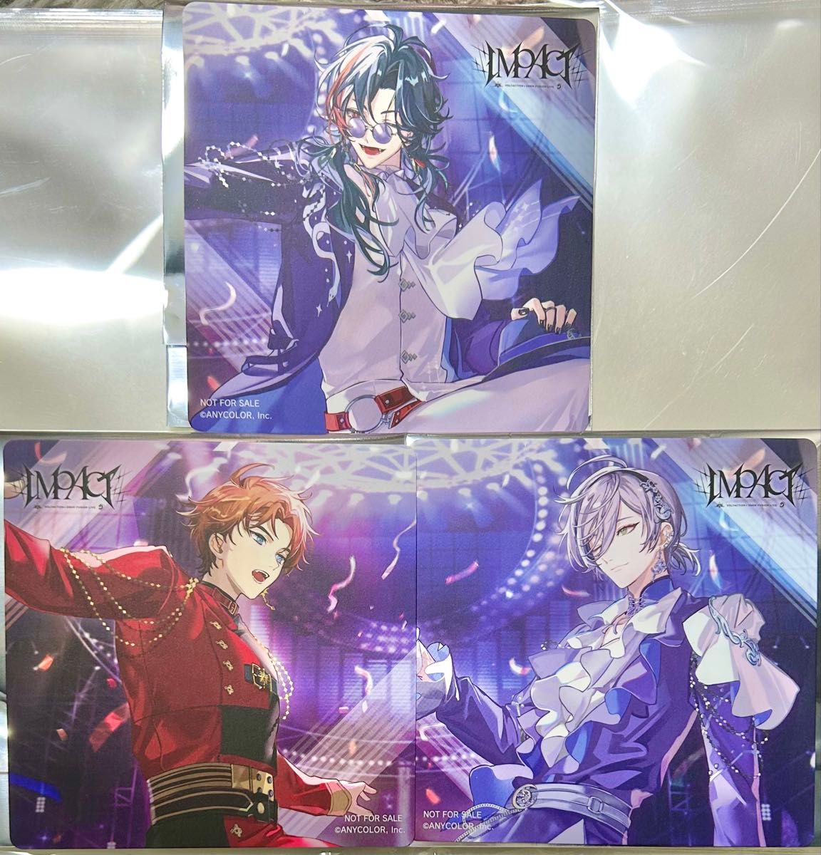 3SKM まねきねこ にじさんじ IMPACT コースター 特典 魁星 北見遊征 榊